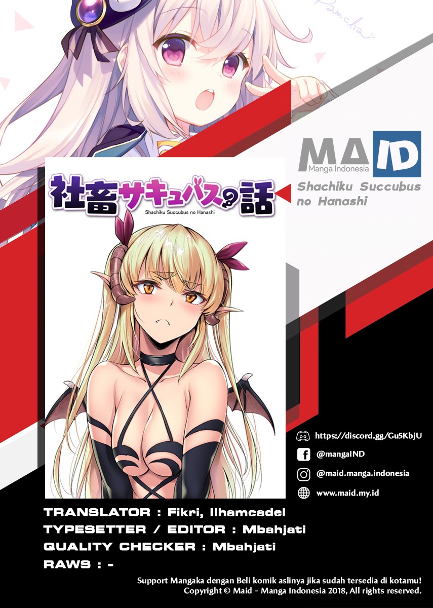 Shachiku succubus no Hanashi Chapter 01 Bahasa Indonesia