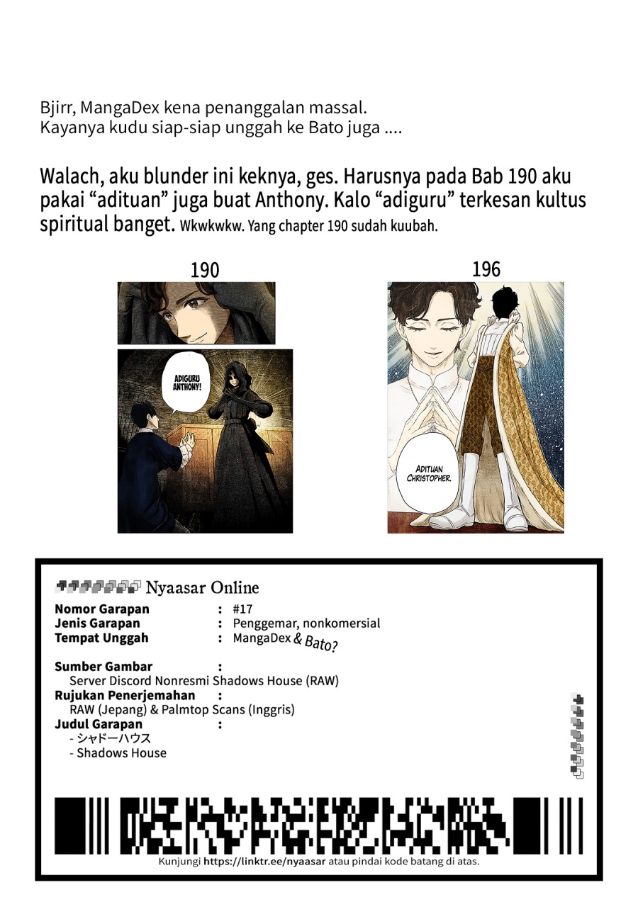 Shadows House chapter 196