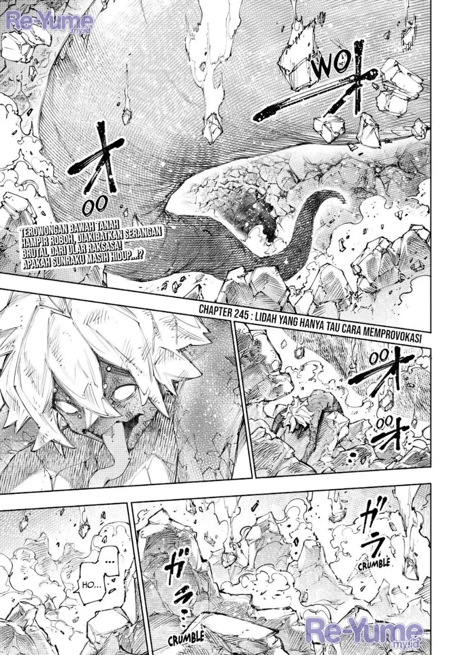 Shangri-La Frontier ~ Kusoge Hunter, Kamige ni Idoman to su~ Chapter 245 Bahasa Indonesia