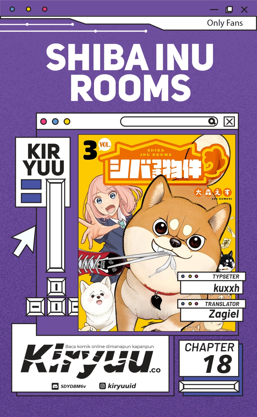 Shiba-Tsuki Bukken Chapter 18 Bahasa Indonesia