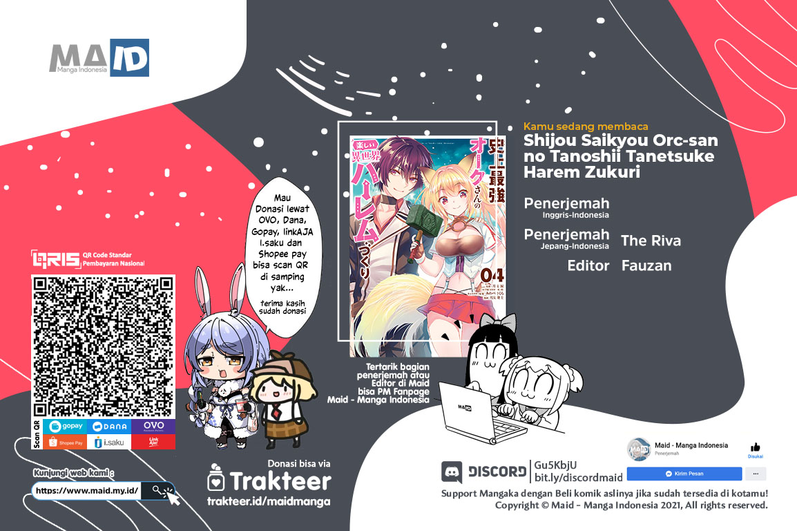 Shijou Saikyou Orc-san no Tanoshii Tanetsuke Harem Zukuri chapter 41
