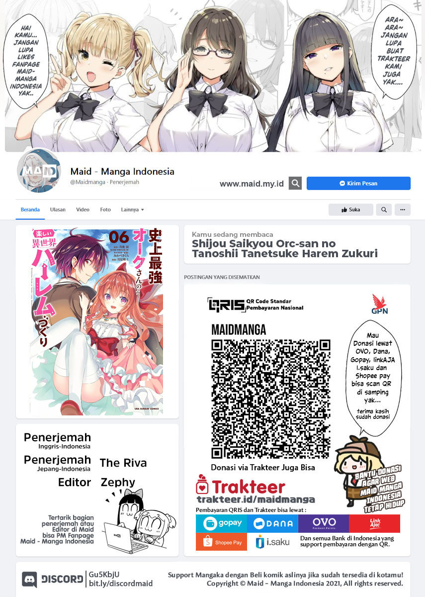 Shijou Saikyou Orc-san no Tanoshii Tanetsuke Harem Zukuri chapter 68