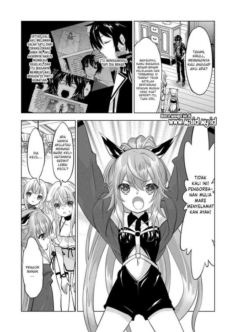 Shijou Saikyou Orc-san no Tanoshii Tanetsuke Harem Zukuri Chapter 104 Bahasa Indonesia