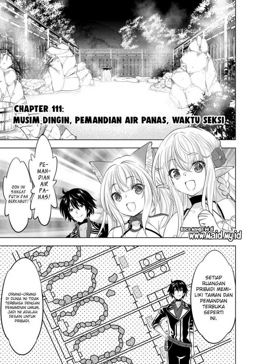 Shijou Saikyou Orc-san no Tanoshii Tanetsuke Harem Zukuri Chapter 111 Bahasa Indonesia