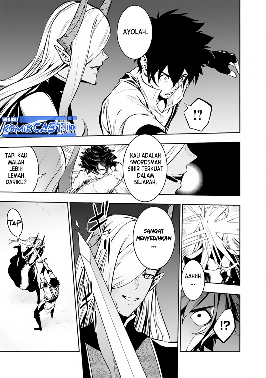 Shijou Saikyou no Mahou Kenshi, F Rank Boukensha ni Tensei Suru Chapter 76 Bahasa Indonesia