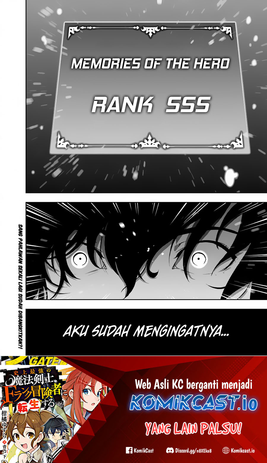 Shijou Saikyou no Mahou Kenshi, F Rank Boukensha ni Tensei Suru Chapter 76 Bahasa Indonesia