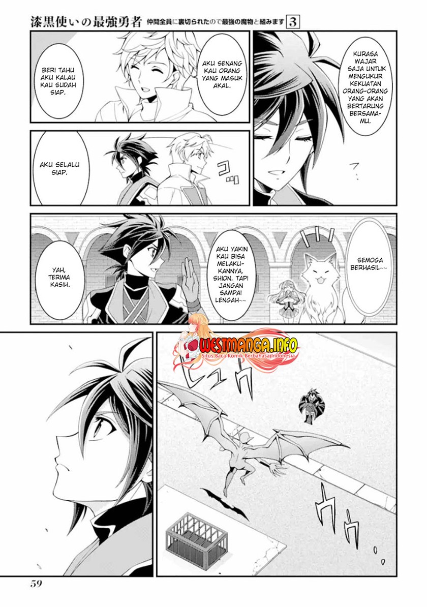 Shikkoku Tsukai no Saikyo Yusha Nakama Zen’in ni Uragira Retanode Saikyo no Mamono Chapter 09 Bahasa Indonesia