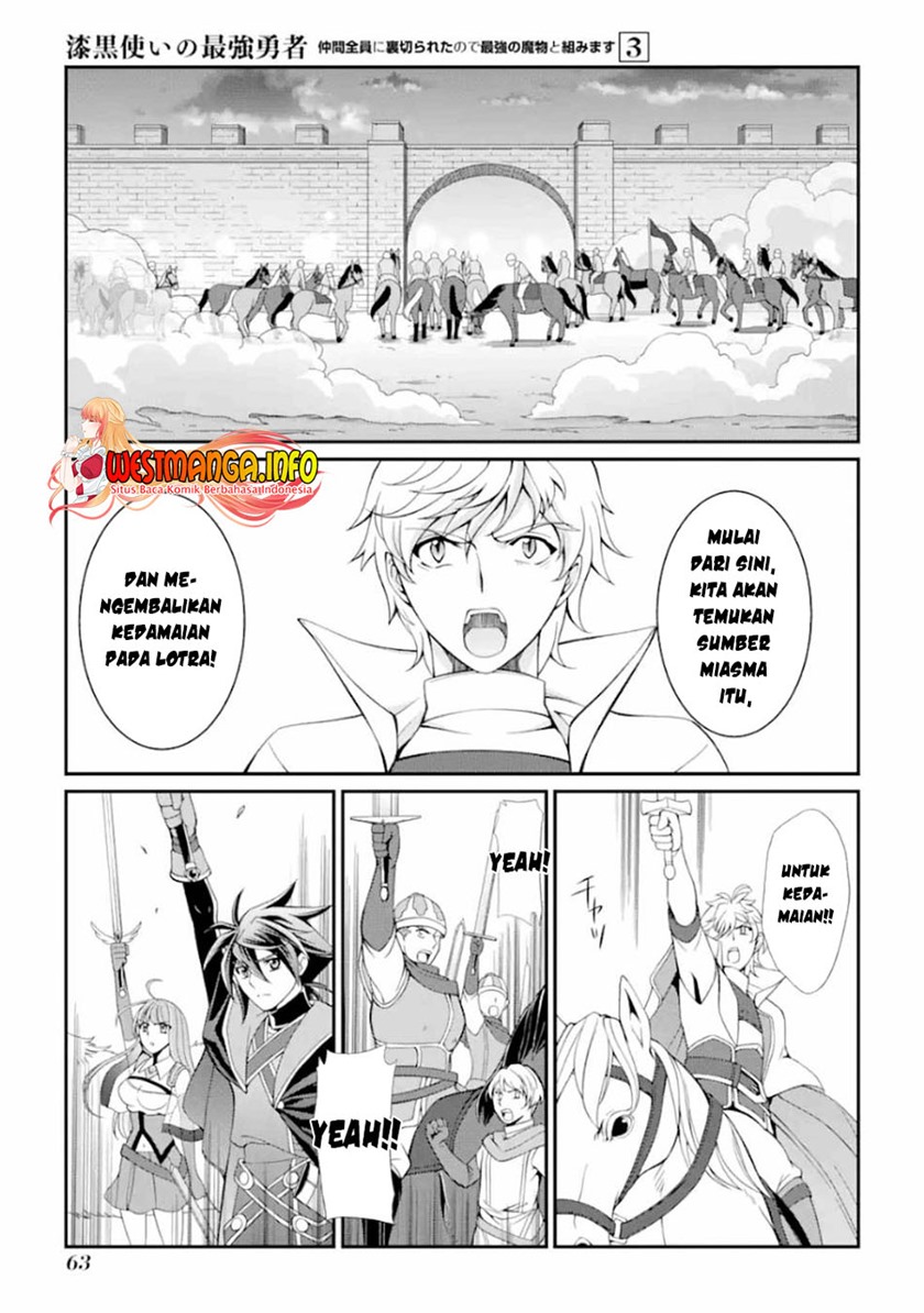 Shikkoku Tsukai no Saikyo Yusha Nakama Zen’in ni Uragira Retanode Saikyo no Mamono Chapter 09 Bahasa Indonesia