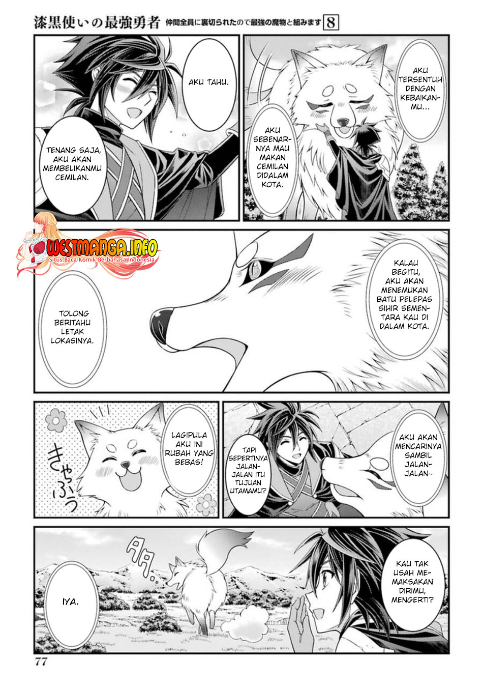 Shikkoku Tsukai no Saikyo Yusha Nakama Zen’in ni Uragira Retanode Saikyo no Mamono Chapter 40 Bahasa Indonesia