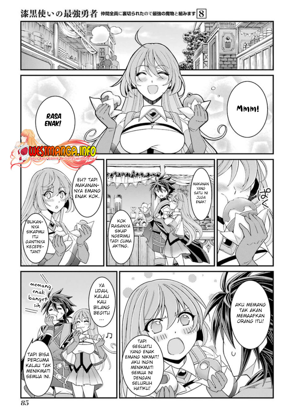 Shikkoku Tsukai no Saikyo Yusha Nakama Zen’in ni Uragira Retanode Saikyo no Mamono Chapter 40 Bahasa Indonesia