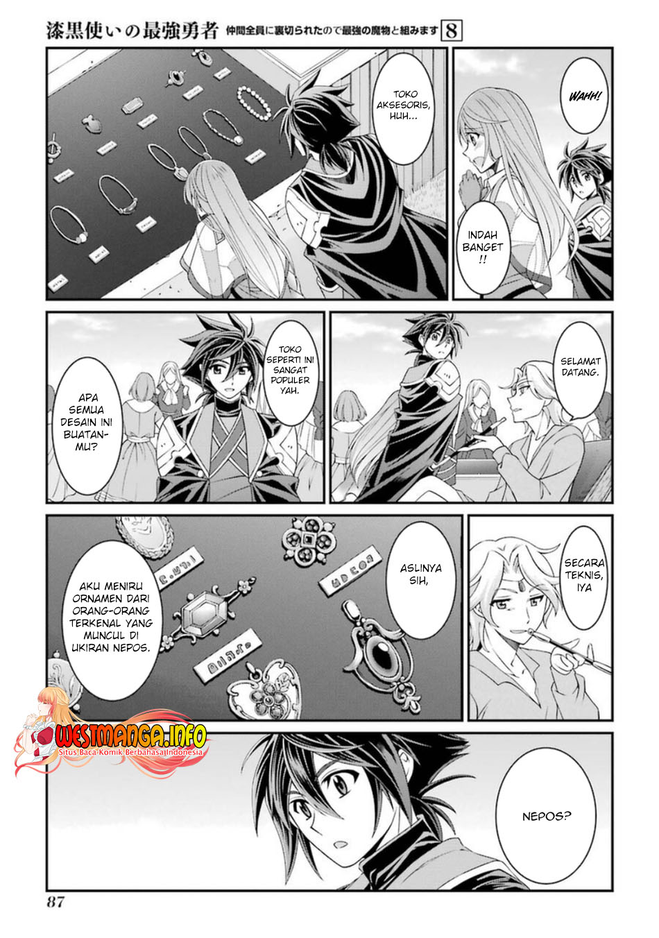 Shikkoku Tsukai no Saikyo Yusha Nakama Zen’in ni Uragira Retanode Saikyo no Mamono Chapter 40 Bahasa Indonesia