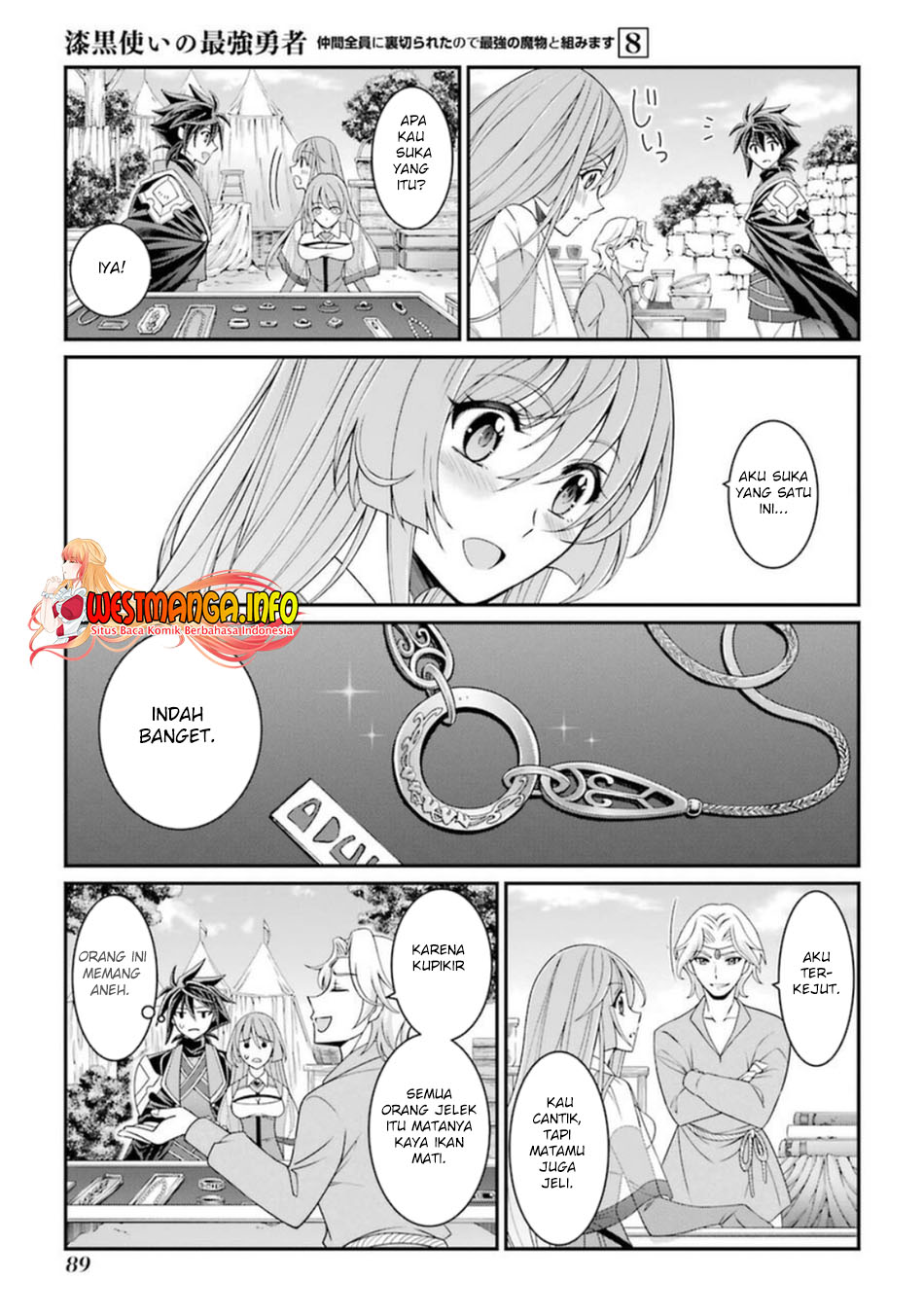 Shikkoku Tsukai no Saikyo Yusha Nakama Zen’in ni Uragira Retanode Saikyo no Mamono Chapter 40 Bahasa Indonesia