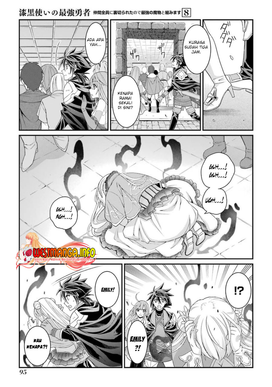 Shikkoku Tsukai no Saikyo Yusha Nakama Zen’in ni Uragira Retanode Saikyo no Mamono Chapter 40 Bahasa Indonesia