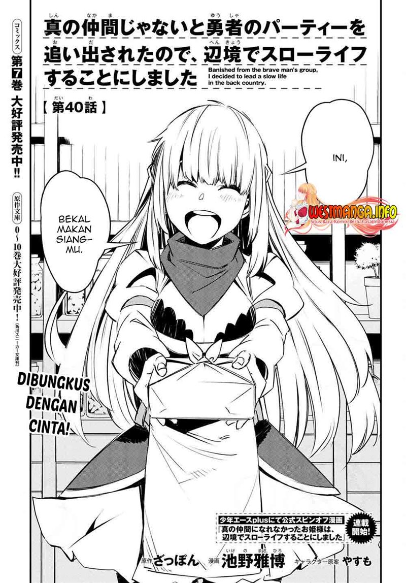 Shin no Nakama janai to Yuusha no Party wo Oidasareta node Henkyou de Slow Life suru Koto ni shimashit chapter 40
