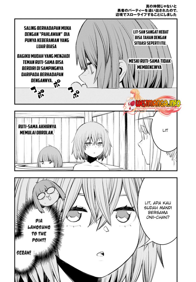Shin no Nakama janai to Yuusha no Party wo Oidasareta node Henkyou de Slow Life suru Koto ni shimashit chapter 49