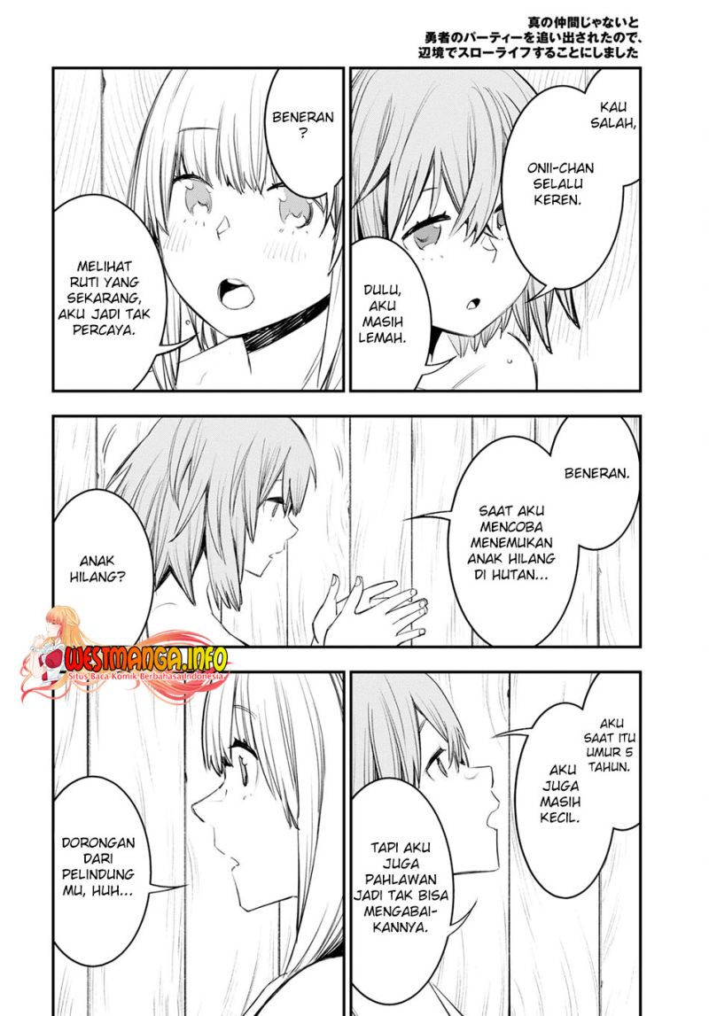 Shin no Nakama janai to Yuusha no Party wo Oidasareta node Henkyou de Slow Life suru Koto ni shimashit chapter 49