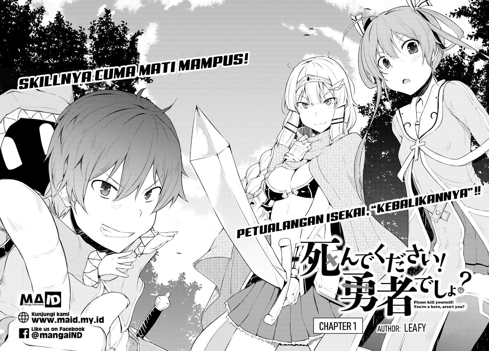 Shinde kudasai! Yuusha desho? Chapter 01 Bahasa Indonesia
