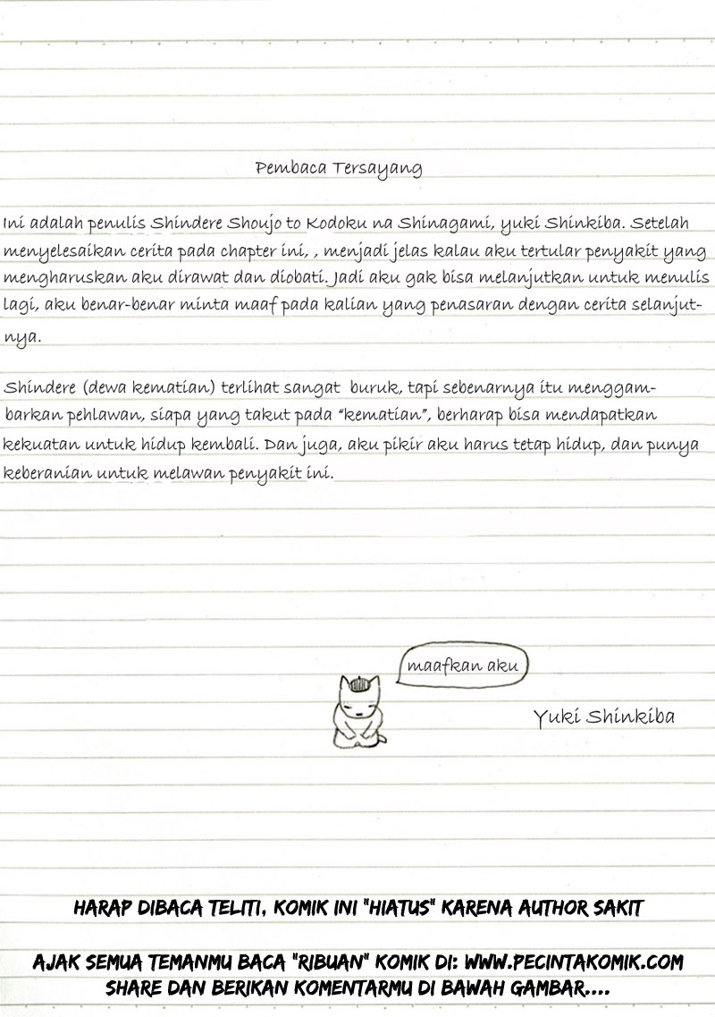 Shindere Shoujo to Kodoku na Shinigami Chapter 20 (Tamat)