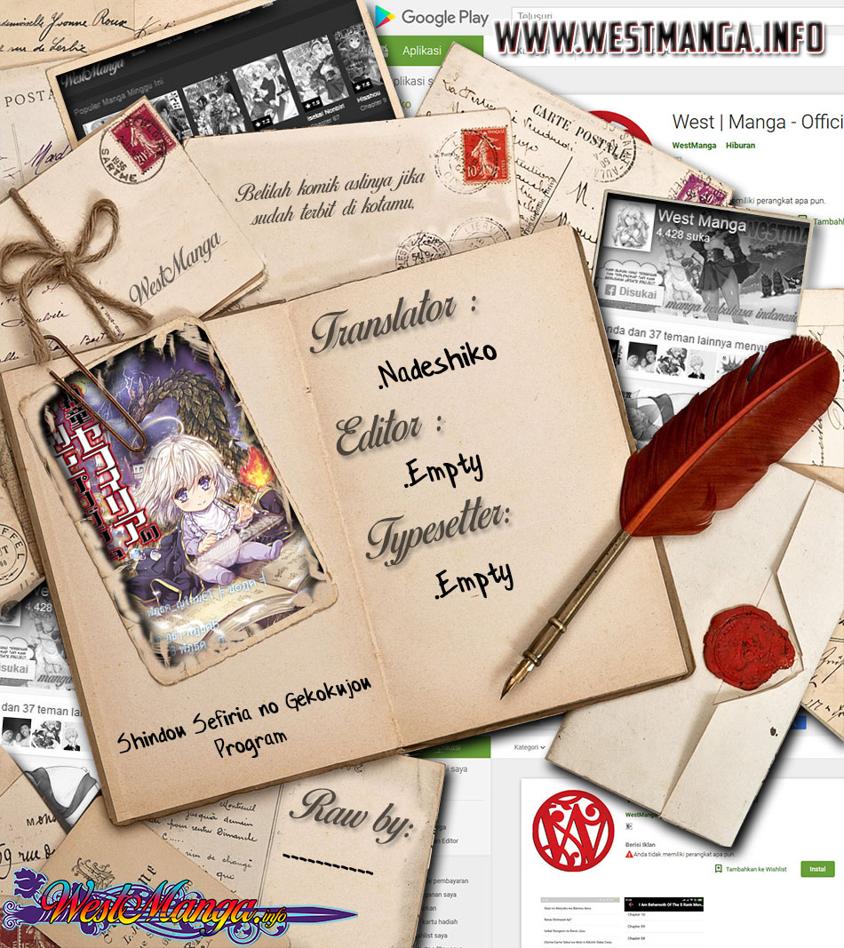 Shindou Sefiria no Gekokujou Program Chapter 05 Bahasa Indonesia