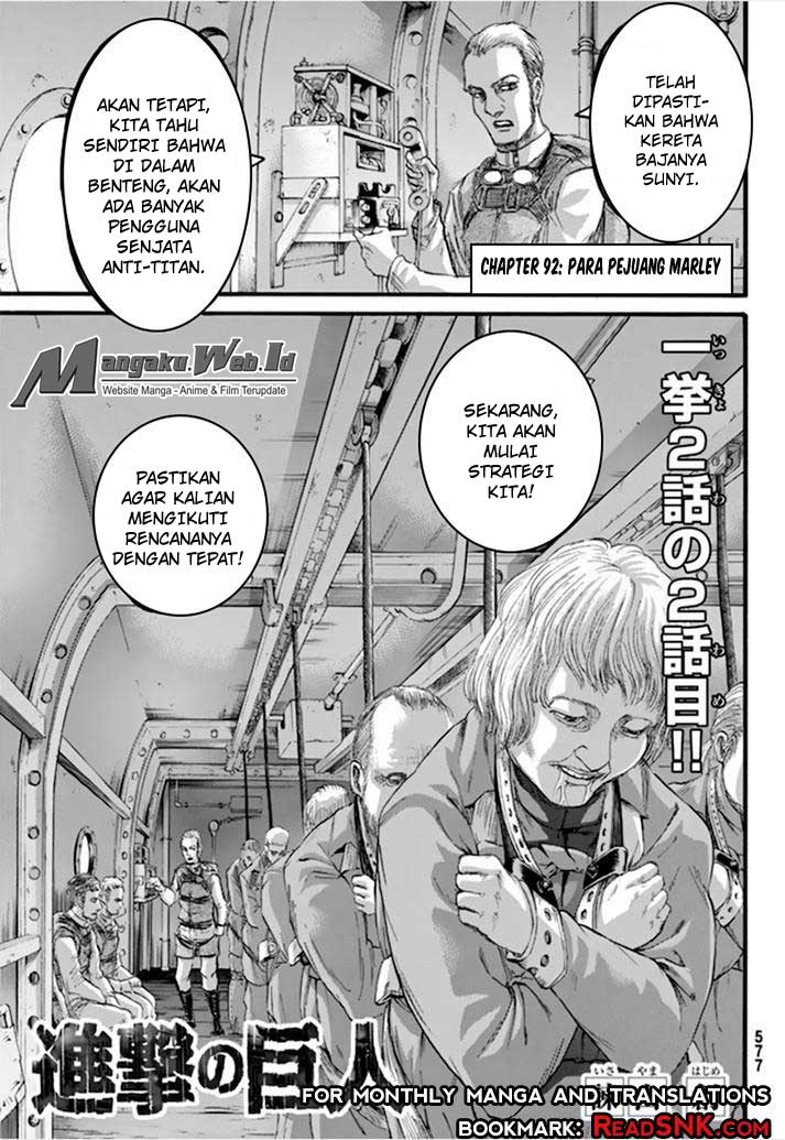 Shingeki no Kyojin chapter 92