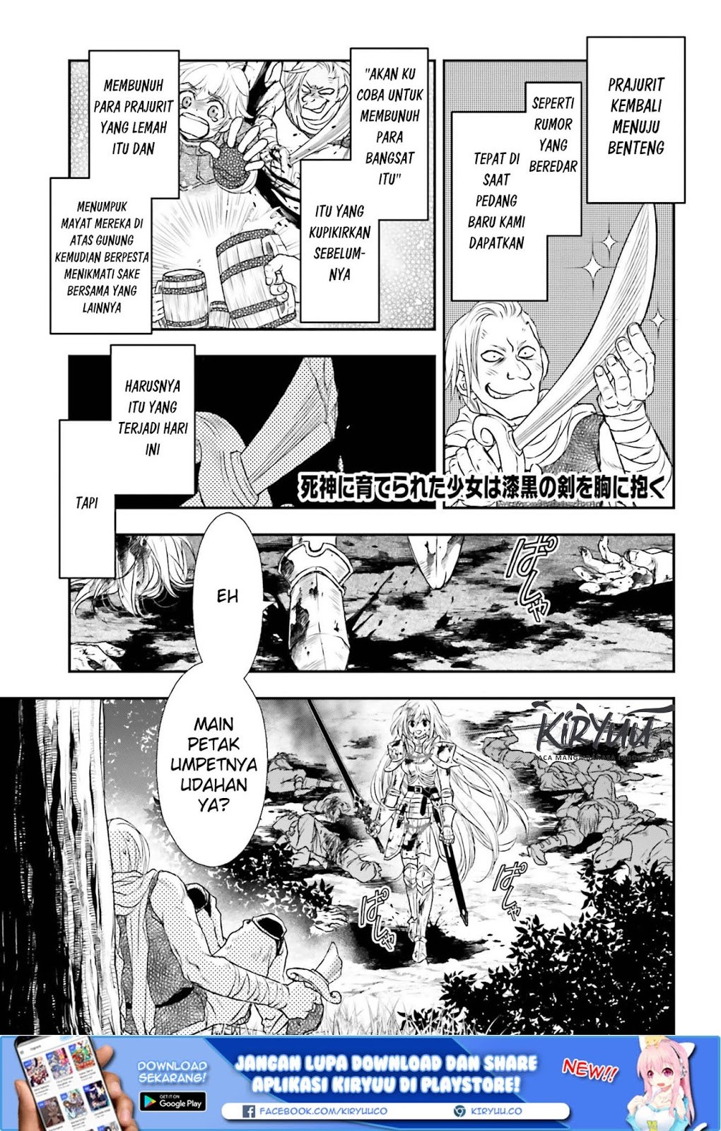 Shinigami ni Sodaterareta Shoujo wa Shikkoku no Tsurugi wo Mune ni Idaku chapter 5