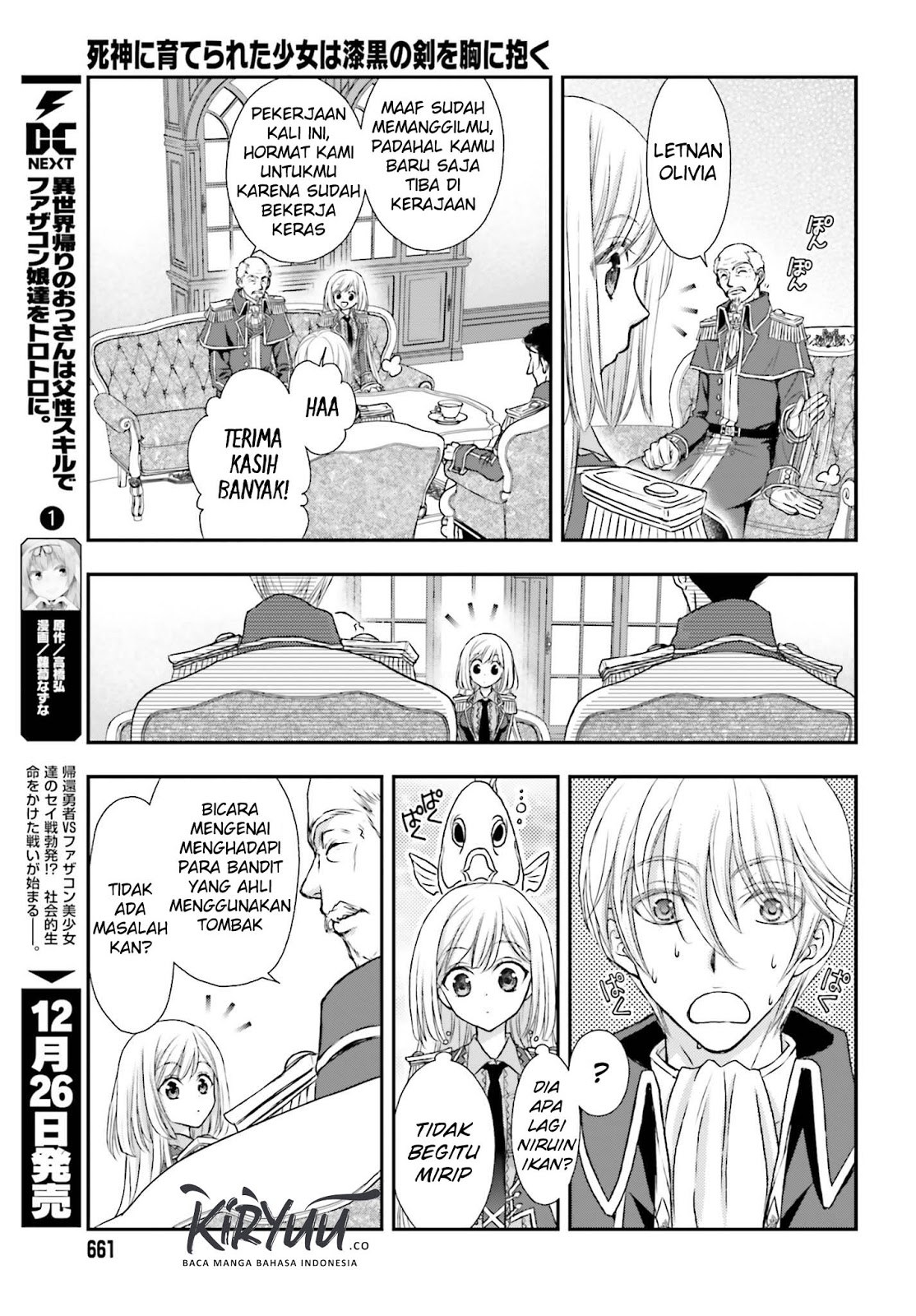 Shinigami ni Sodaterareta Shoujo wa Shikkoku no Tsurugi wo Mune ni Idaku chapter 5