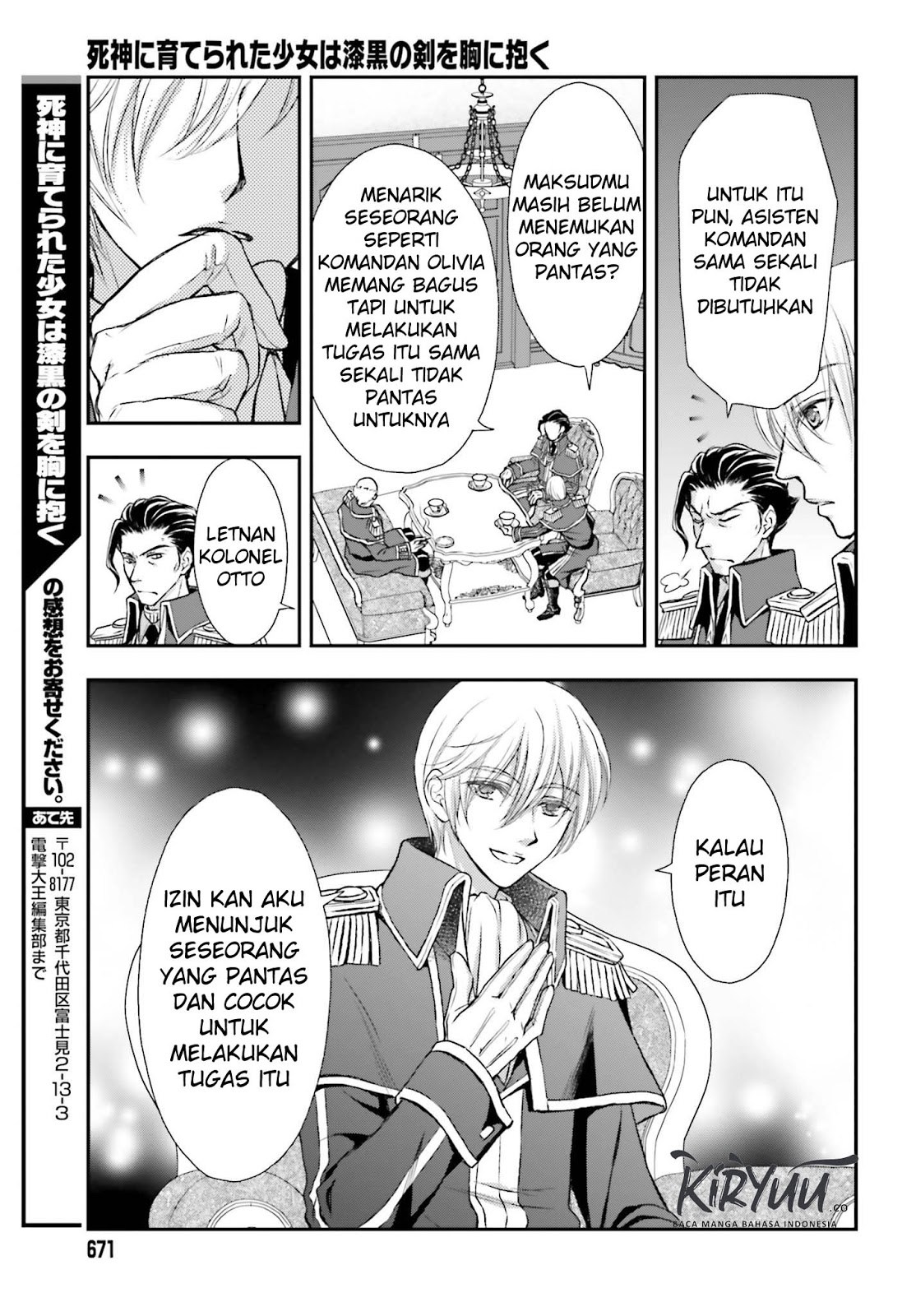 Shinigami ni Sodaterareta Shoujo wa Shikkoku no Tsurugi wo Mune ni Idaku chapter 5