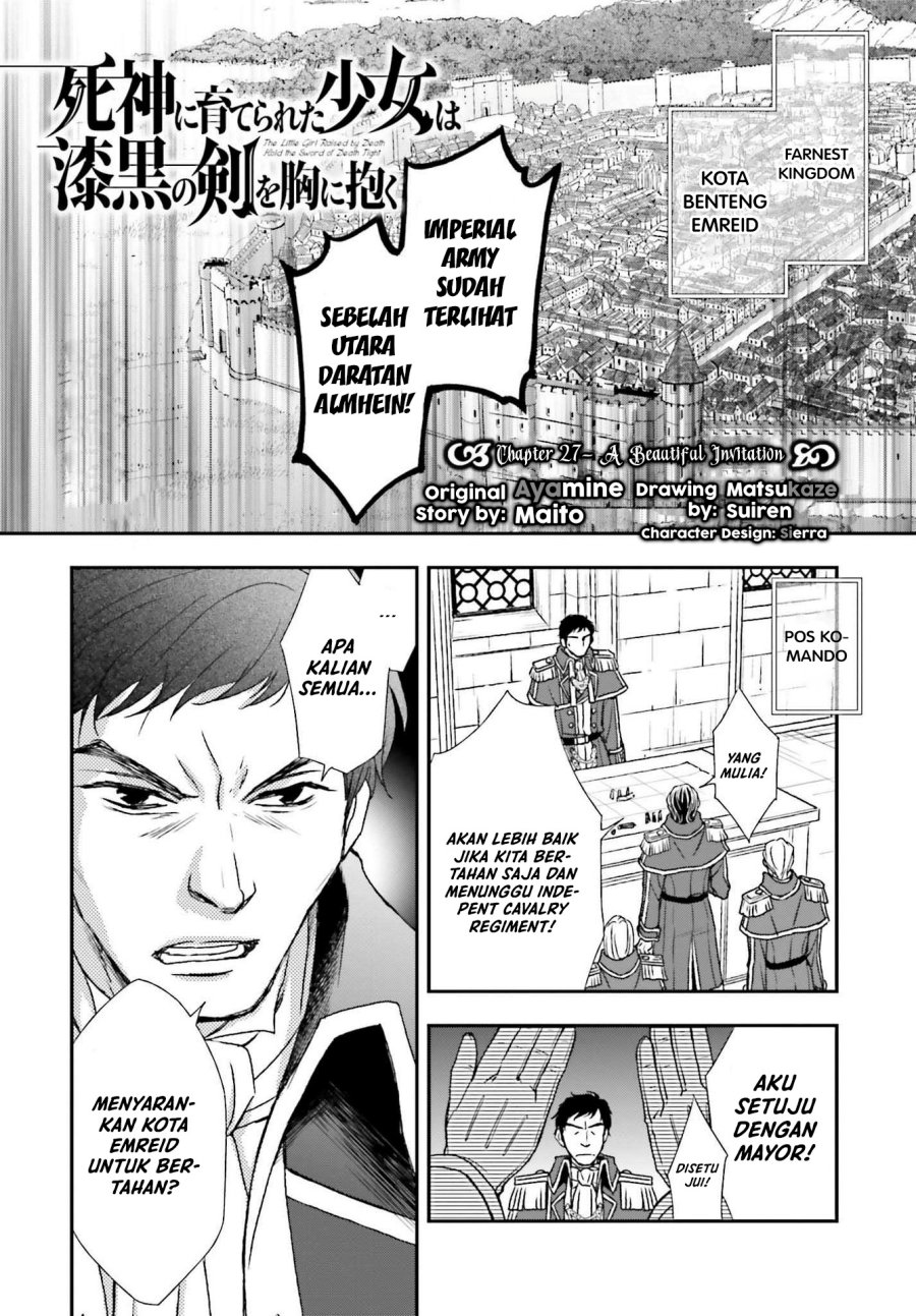 Shinigami ni Sodaterareta Shoujo wa Shikkoku no Tsurugi wo Mune ni Idaku chapter 27