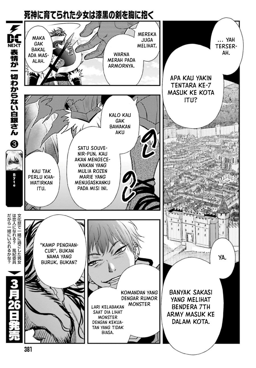 Shinigami ni Sodaterareta Shoujo wa Shikkoku no Tsurugi wo Mune ni Idaku chapter 27