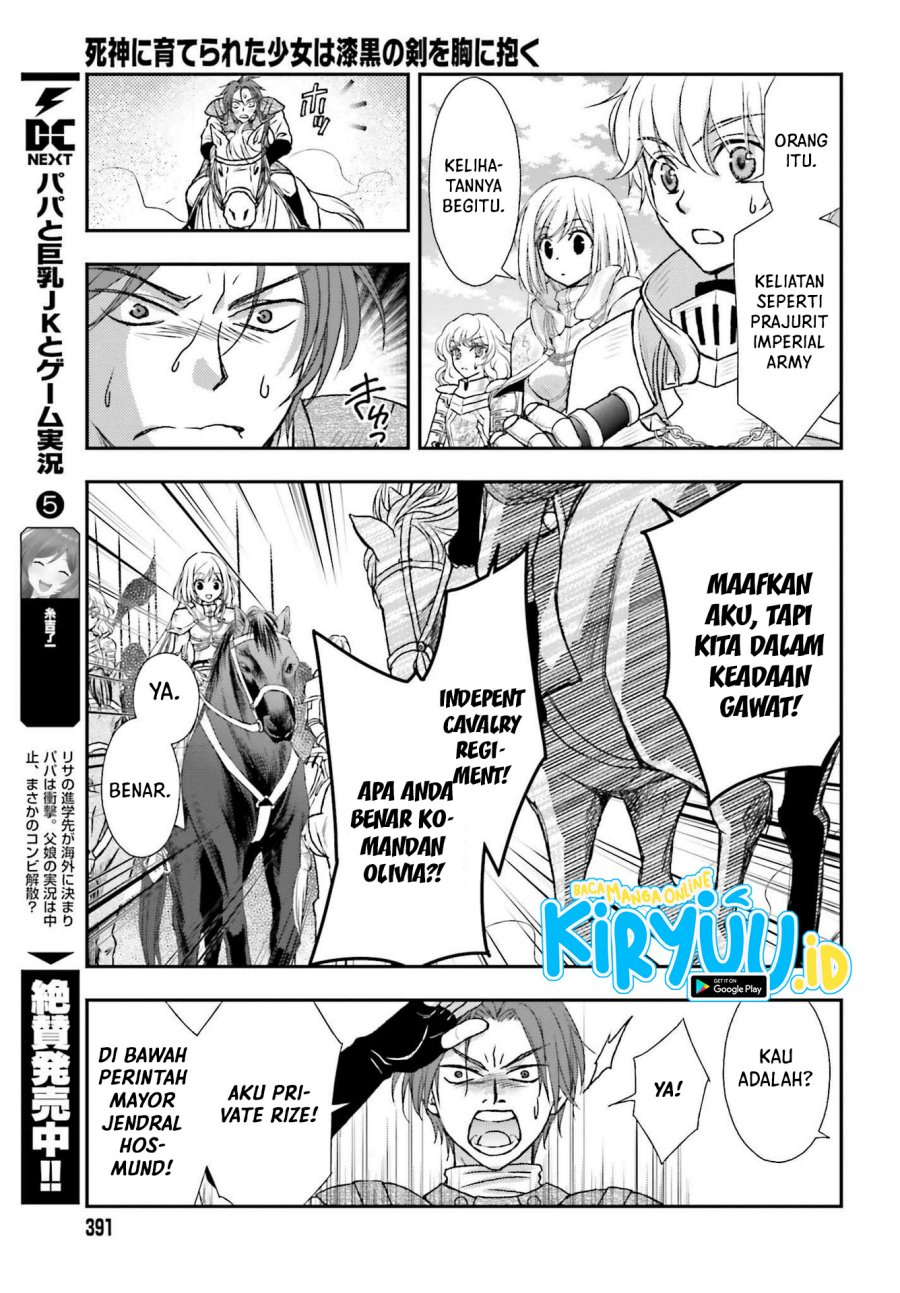 Shinigami ni Sodaterareta Shoujo wa Shikkoku no Tsurugi wo Mune ni Idaku chapter 27