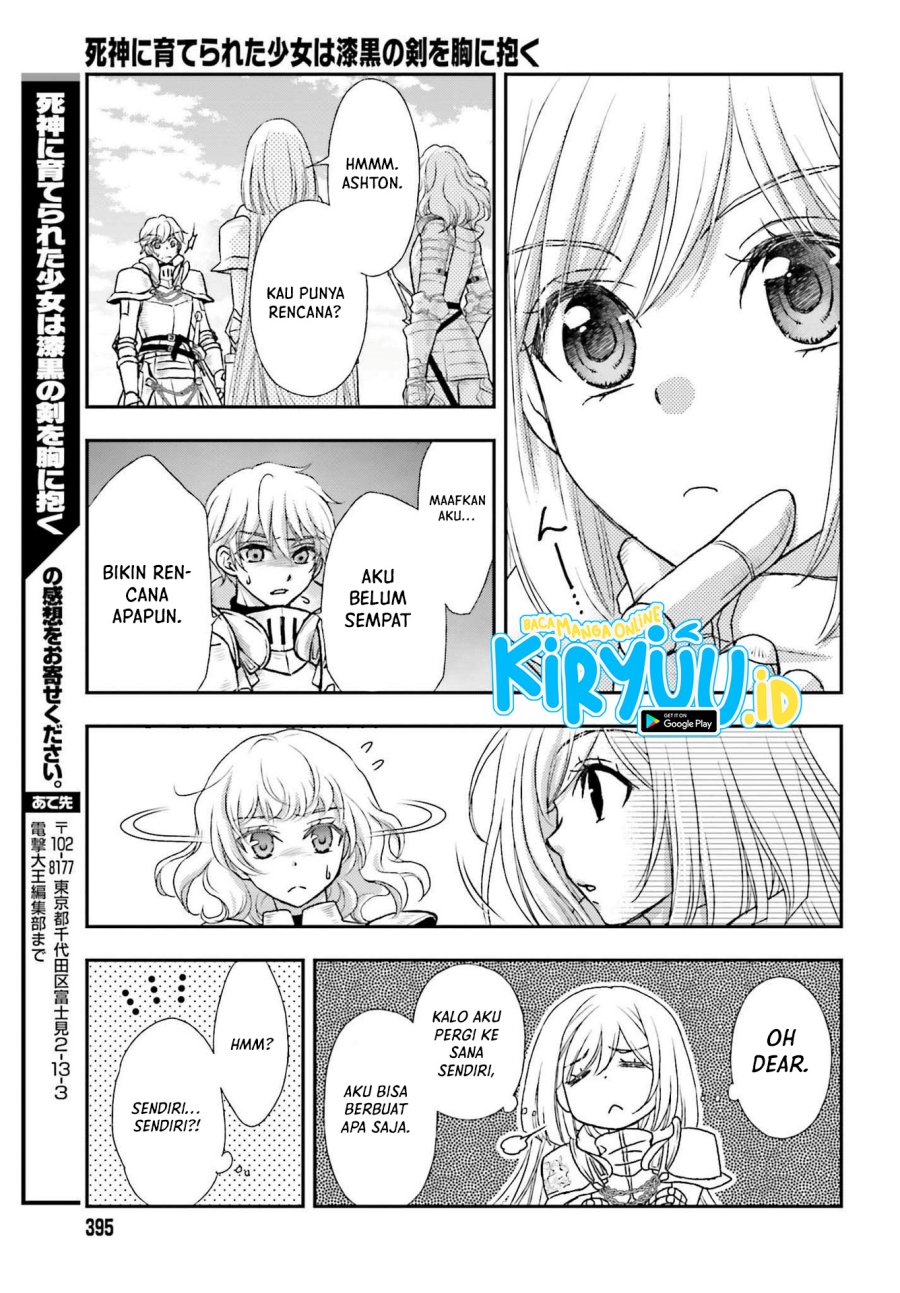 Shinigami ni Sodaterareta Shoujo wa Shikkoku no Tsurugi wo Mune ni Idaku chapter 27