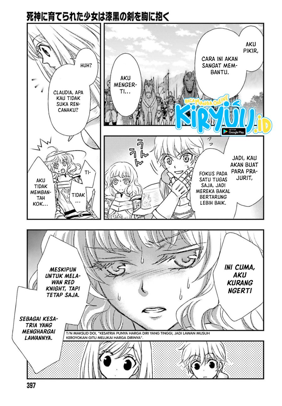 Shinigami ni Sodaterareta Shoujo wa Shikkoku no Tsurugi wo Mune ni Idaku chapter 27