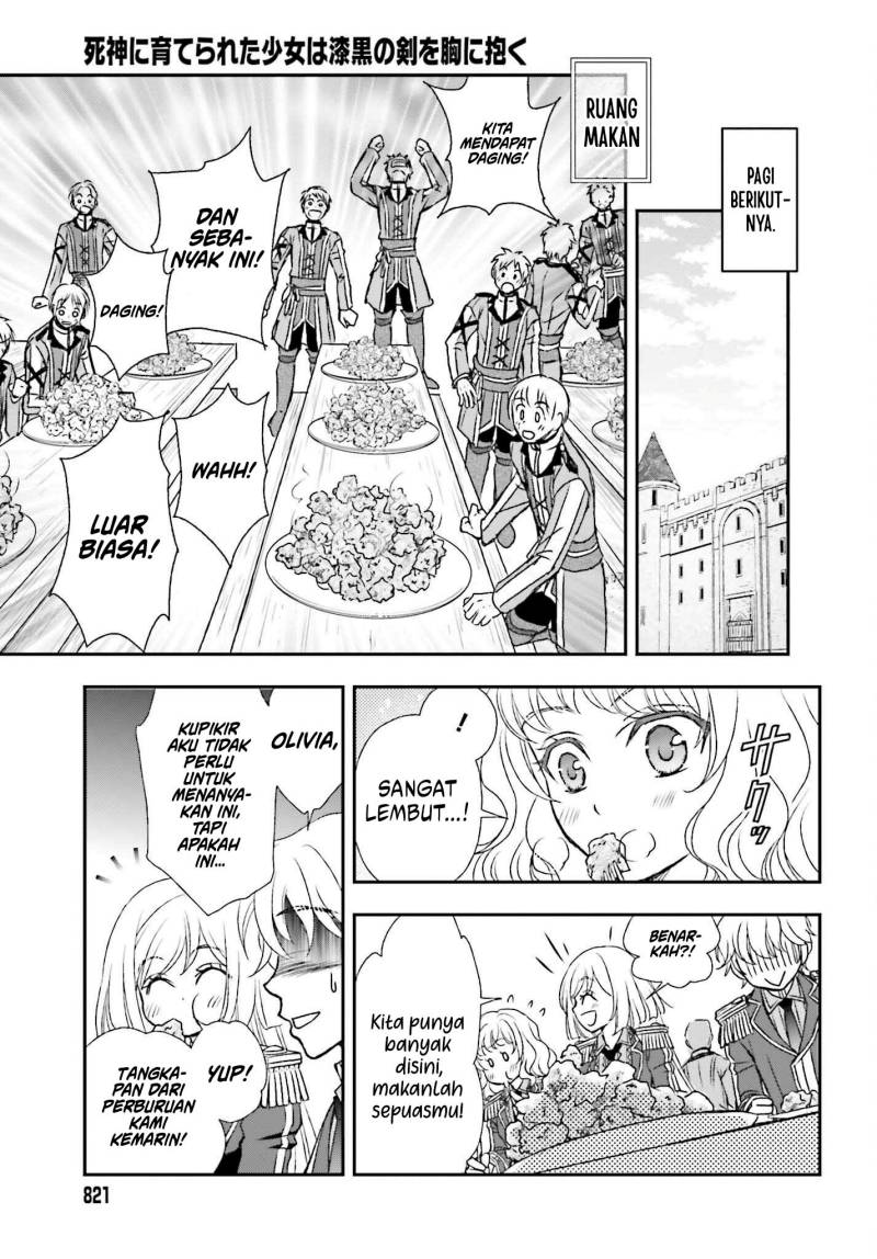 Shinigami ni Sodaterareta Shoujo wa Shikkoku no Tsurugi wo Mune ni Idaku chapter 30