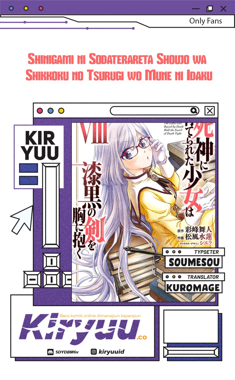 Shinigami ni Sodaterareta Shoujo wa Shikkoku no Tsurugi wo Mune ni Idaku Chapter 52 Bahasa Indonesia
