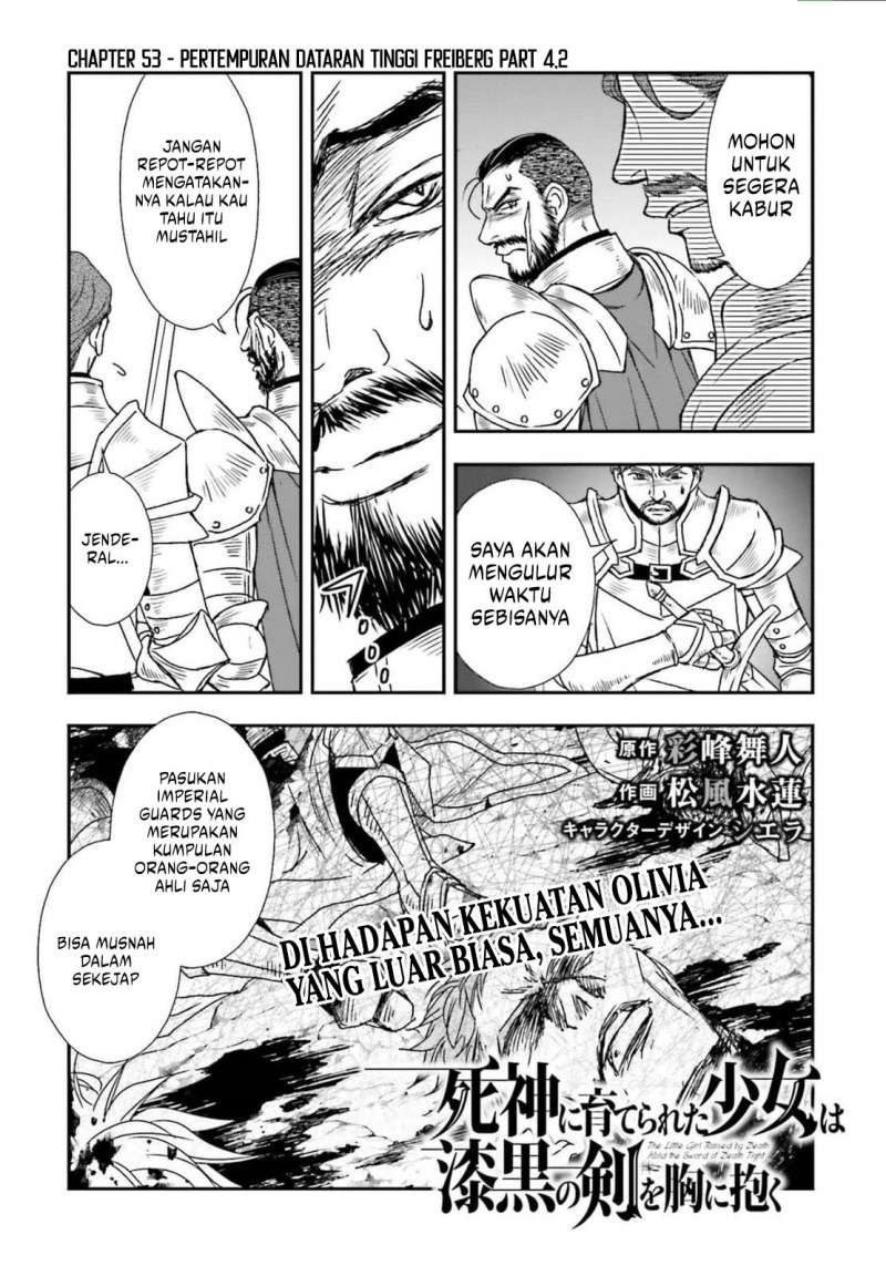 Shinigami ni Sodaterareta Shoujo wa Shikkoku no Tsurugi wo Mune ni Idaku chapter 53