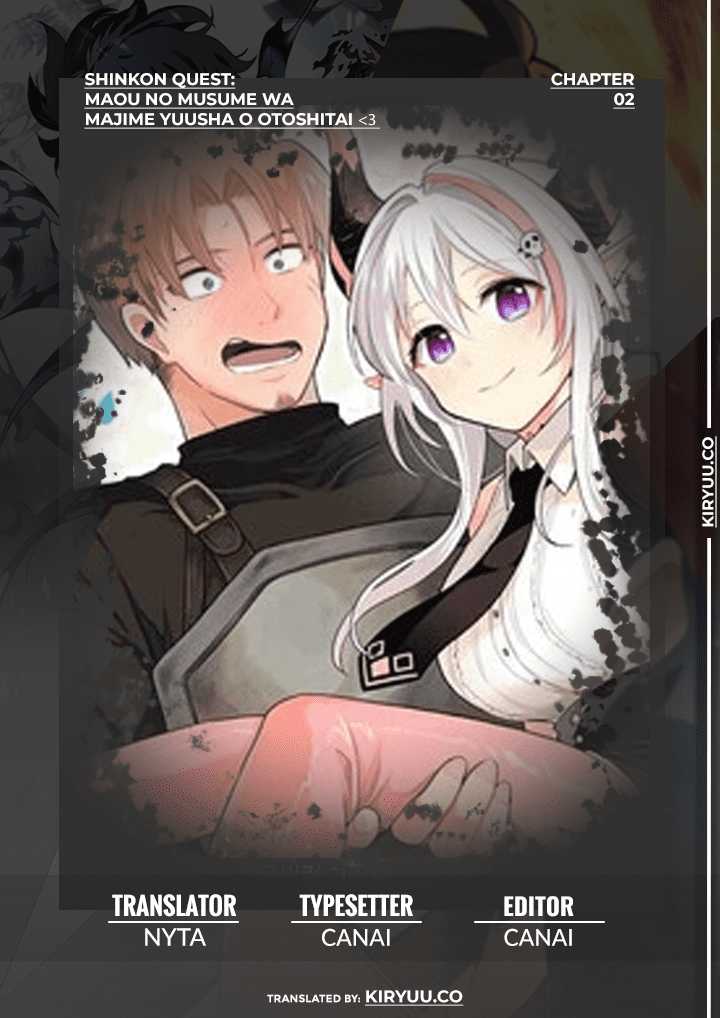 Shinkon Quest – Maou no Musume wa Majime Yuusha wo Otoshitai Chapter 02 Bahasa Indonesia