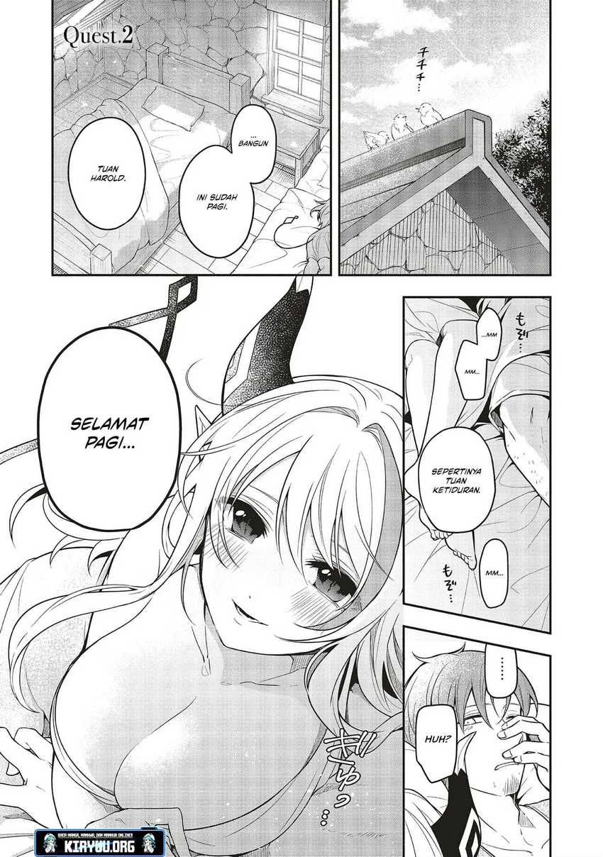 Shinkon Quest – Maou no Musume wa Majime Yuusha wo Otoshitai Chapter 02 Bahasa Indonesia