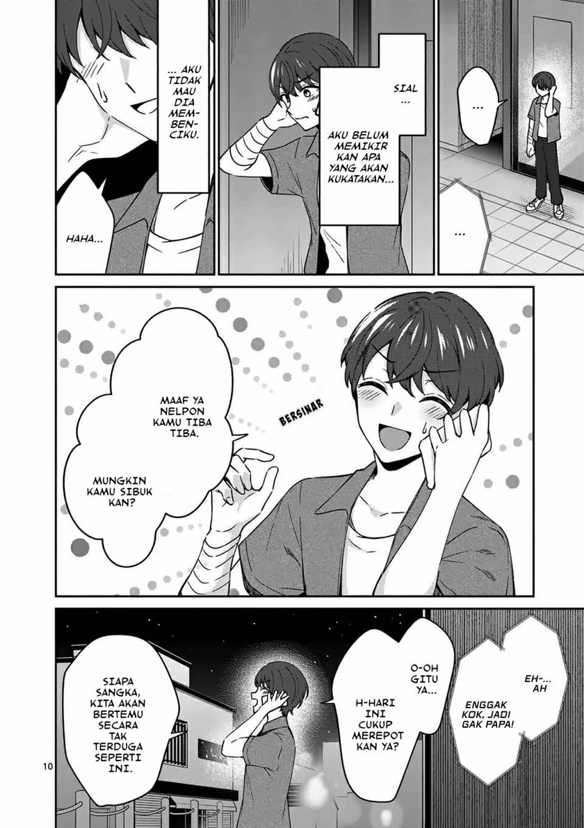 Shiotaiou no Sato-san ga Ore ni dake Amai Chapter 14 Bahasa Indonesia