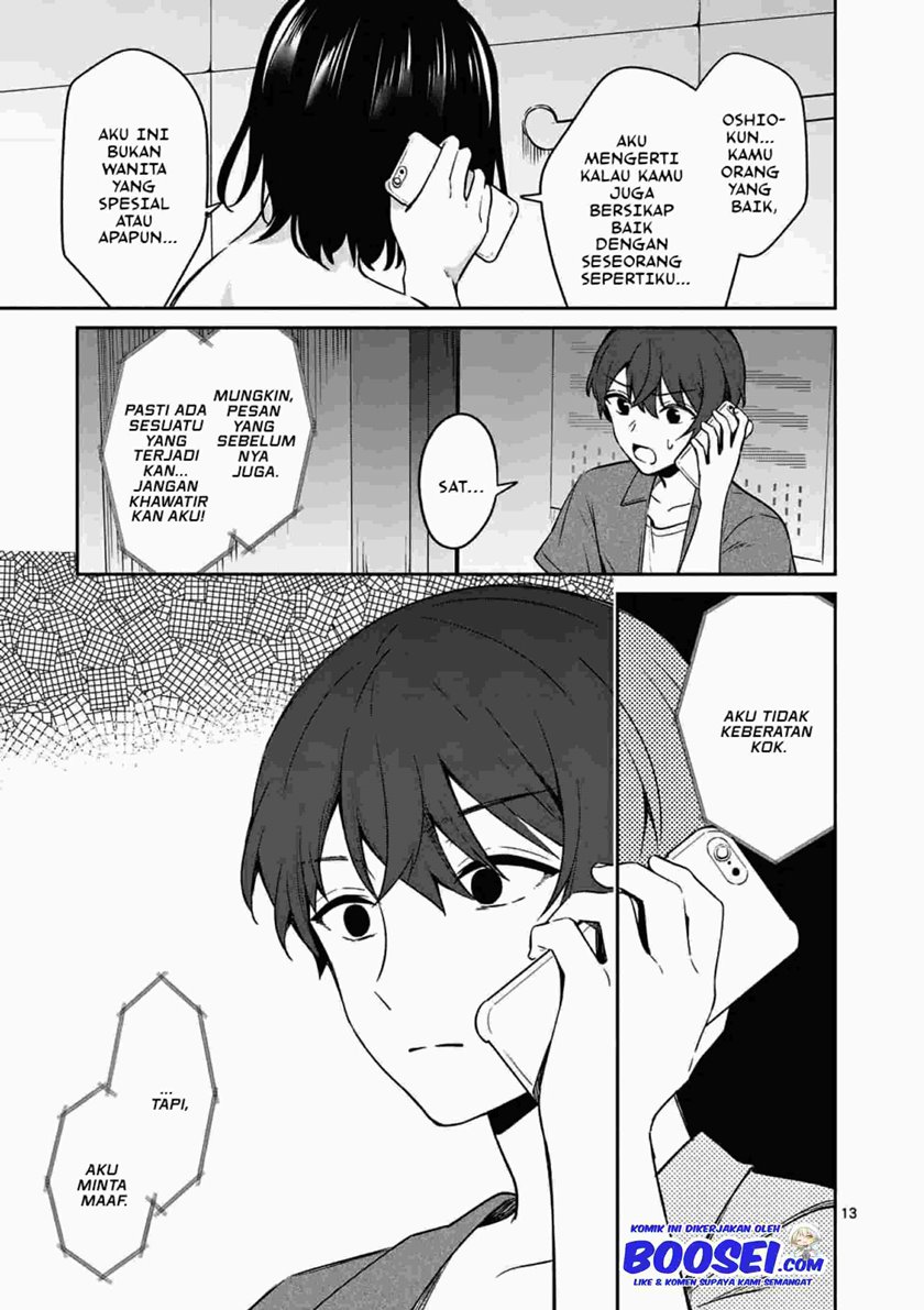 Shiotaiou no Sato-san ga Ore ni dake Amai Chapter 14 Bahasa Indonesia