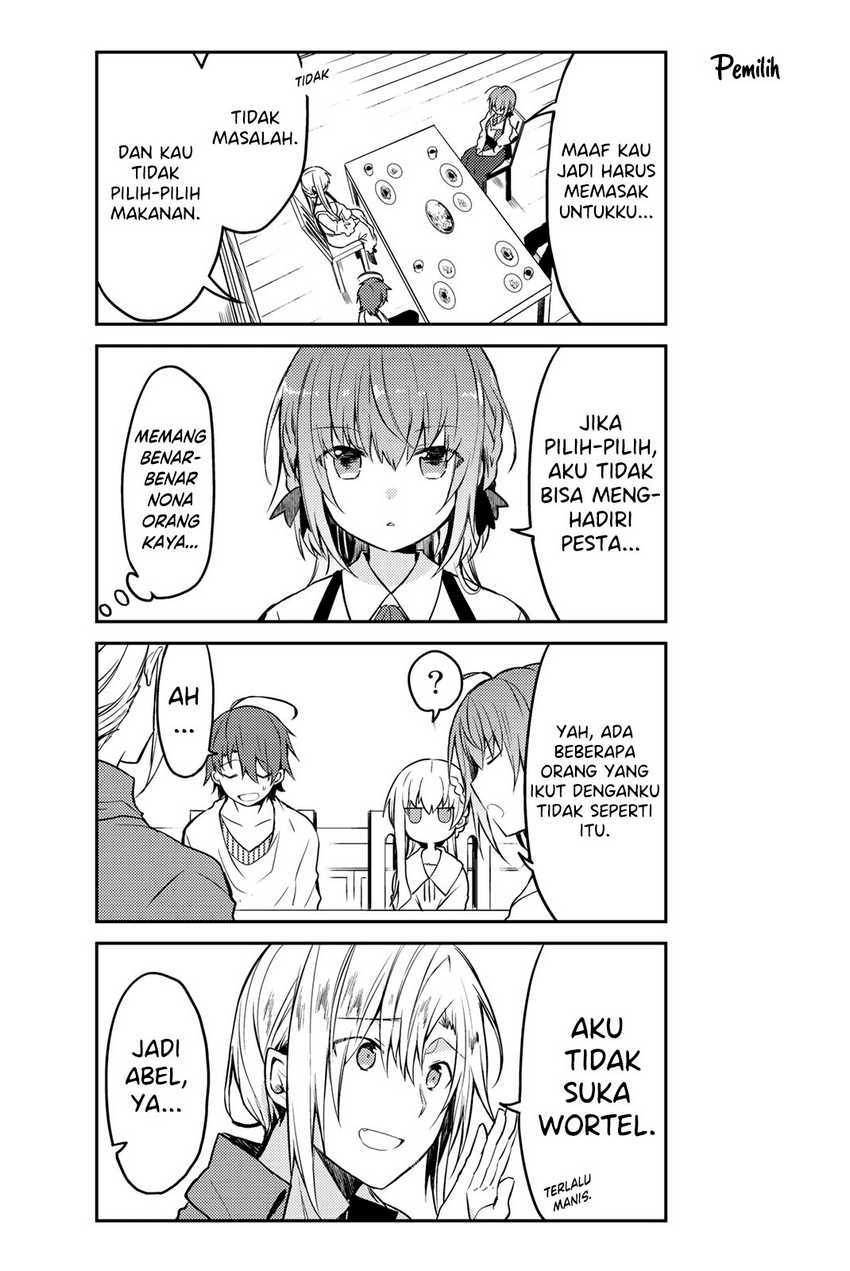 Shiro Seijo to Kuro Bokushi Chapter 13 Bahasa Indonesia