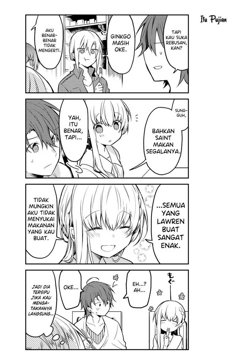 Shiro Seijo to Kuro Bokushi Chapter 13 Bahasa Indonesia