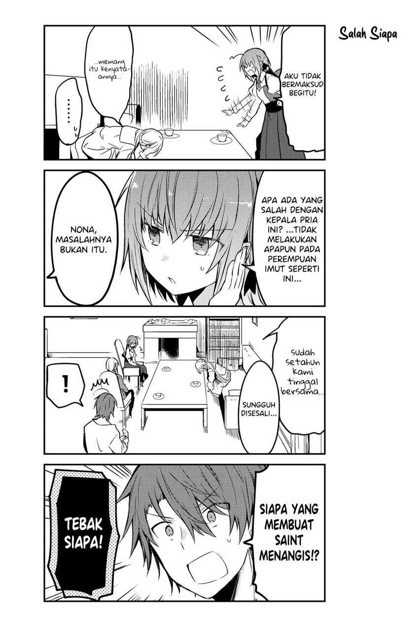 Shiro Seijo to Kuro Bokushi Chapter 13 Bahasa Indonesia