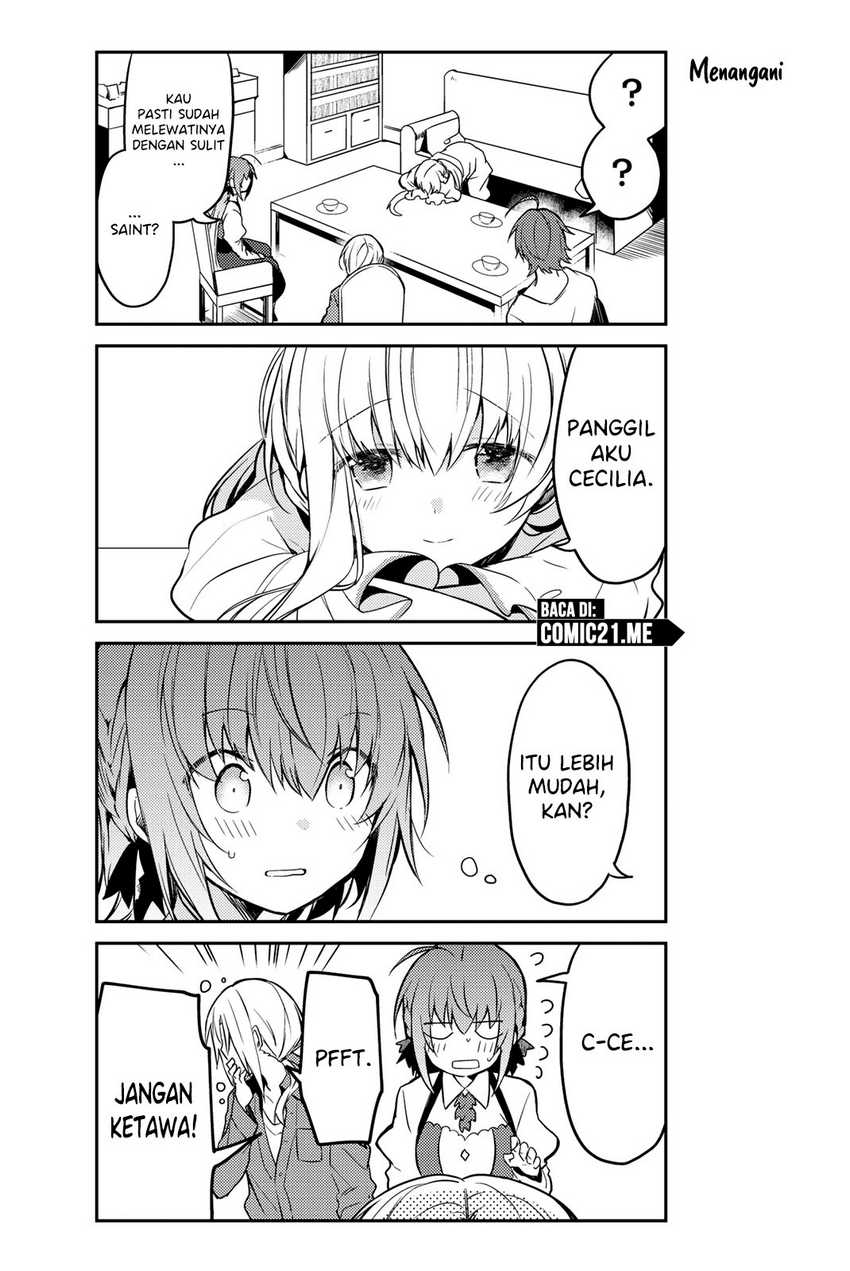 Shiro Seijo to Kuro Bokushi Chapter 13 Bahasa Indonesia