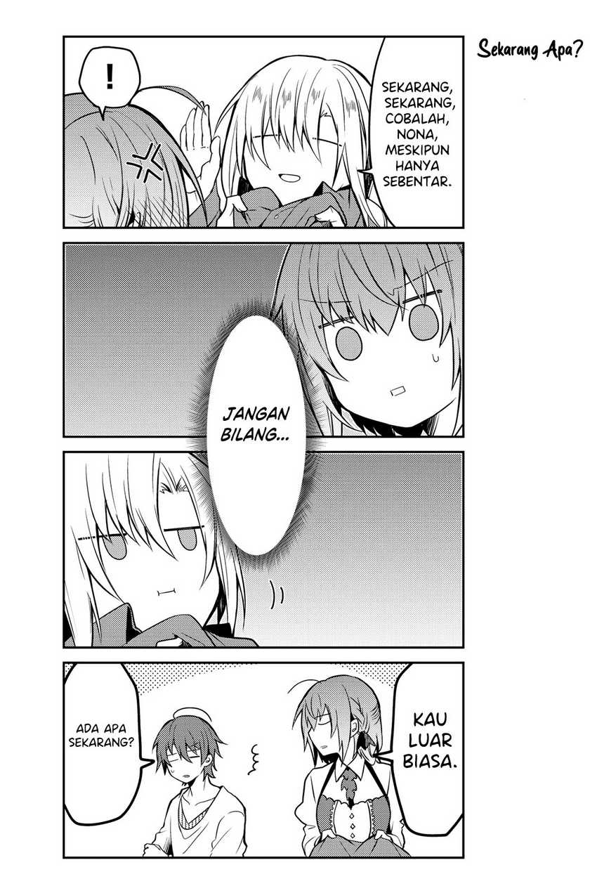 Shiro Seijo to Kuro Bokushi Chapter 13 Bahasa Indonesia