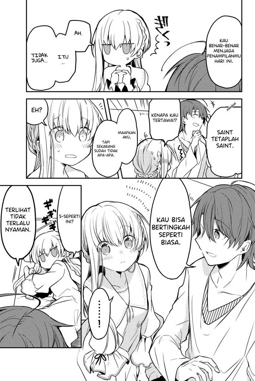 Shiro Seijo to Kuro Bokushi Chapter 13 Bahasa Indonesia