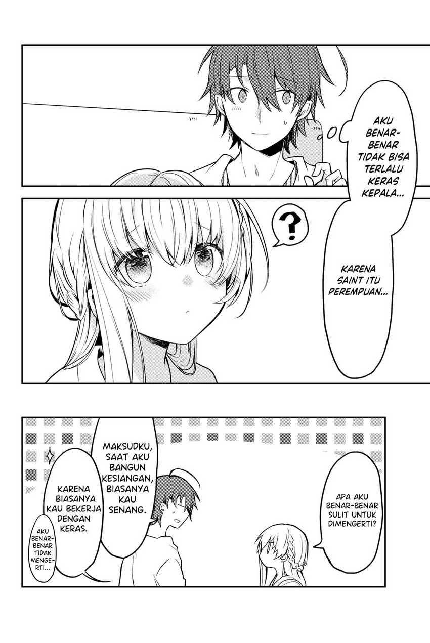 Shiro Seijo to Kuro Bokushi Chapter 13 Bahasa Indonesia