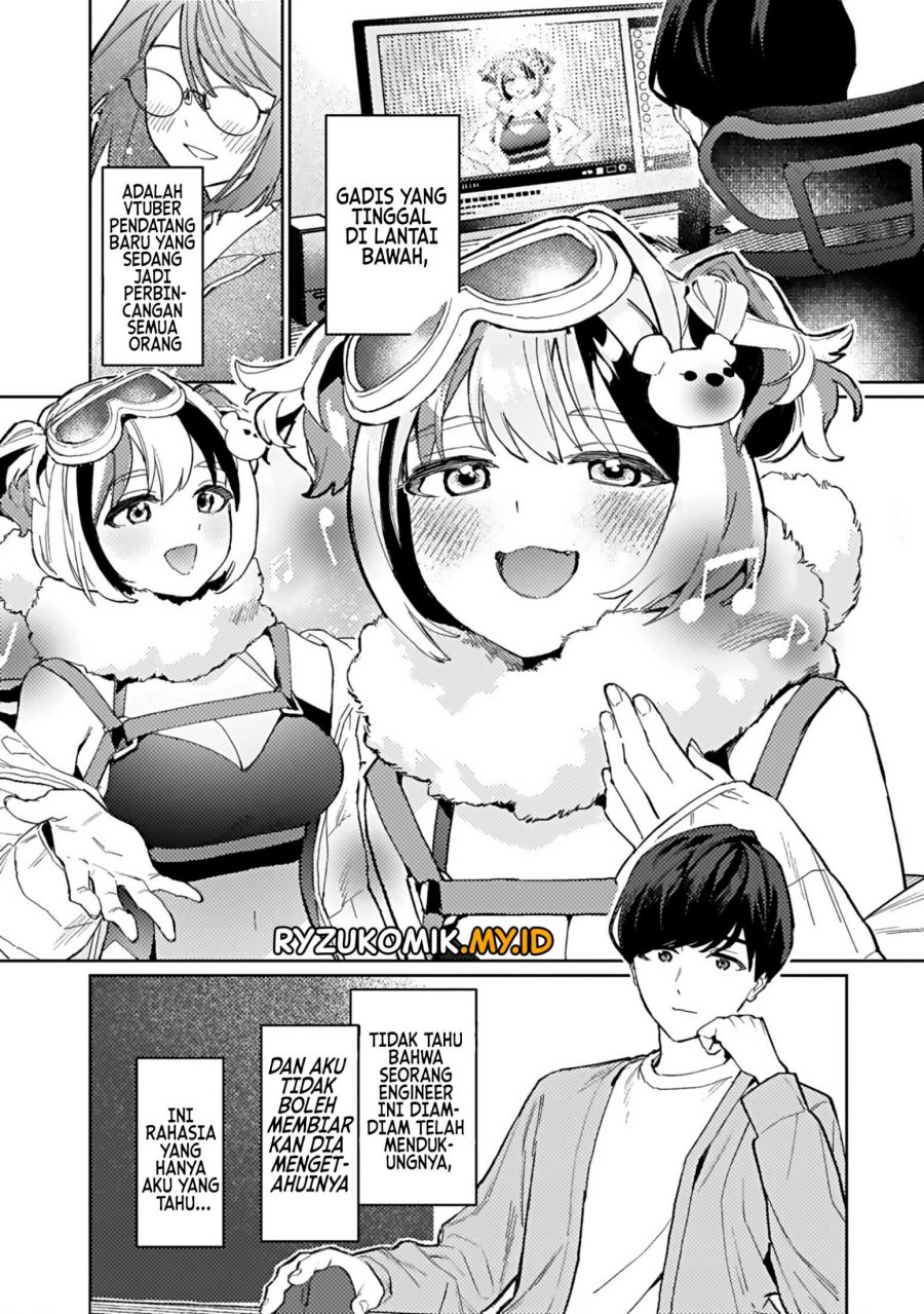 Shita no Kai ni Sundeiru Hikikomori Bishojo wa Ote Jimusho no Shinjin Vtuber Deshita chapter 1