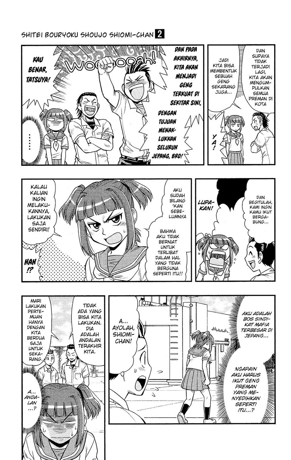 Shitei Bouryoku Shoujo Shiomi-chan chapter 8