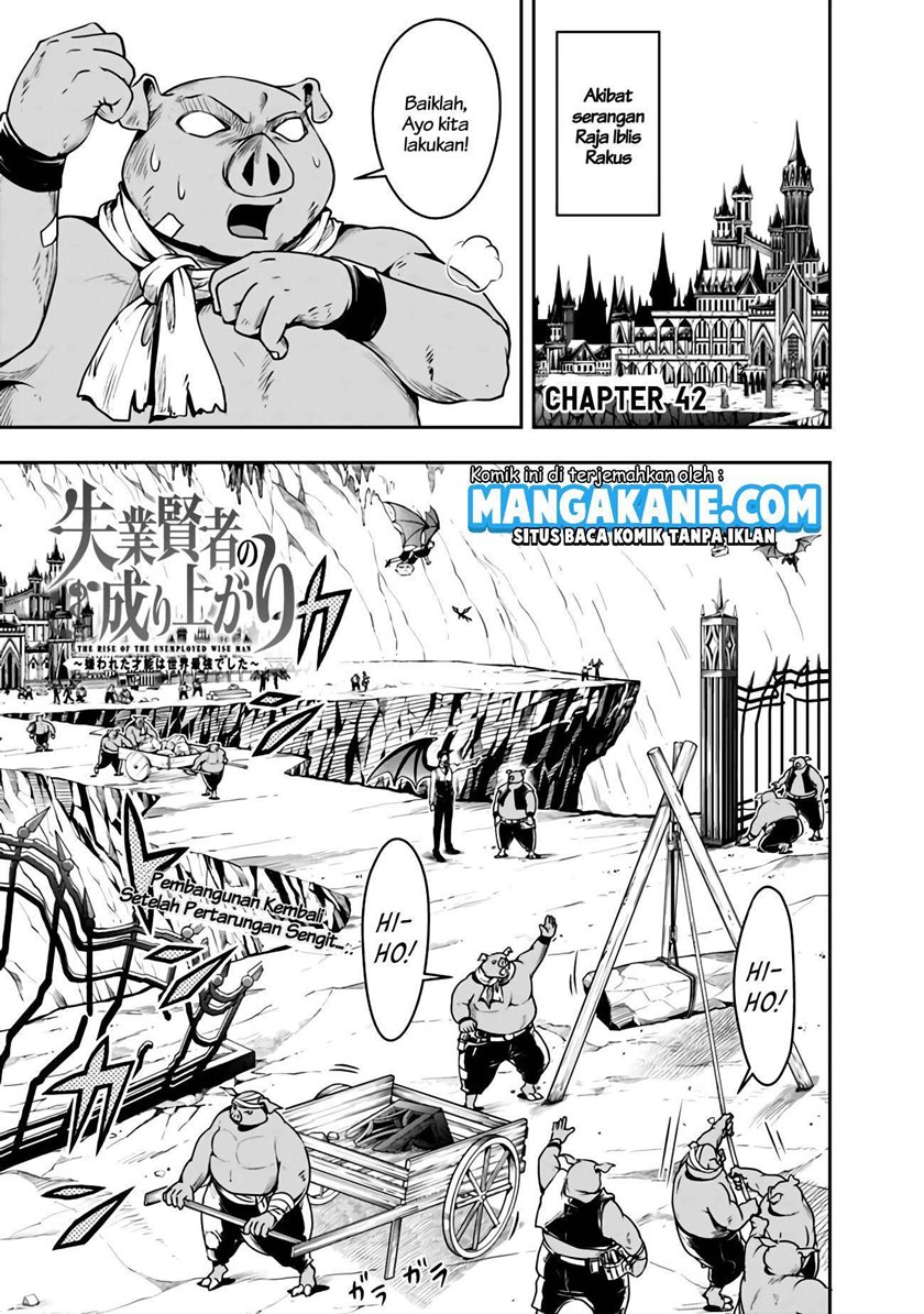 Shitsugyou Kenja no Nariagari Chapter 42 Bahasa Indonesia