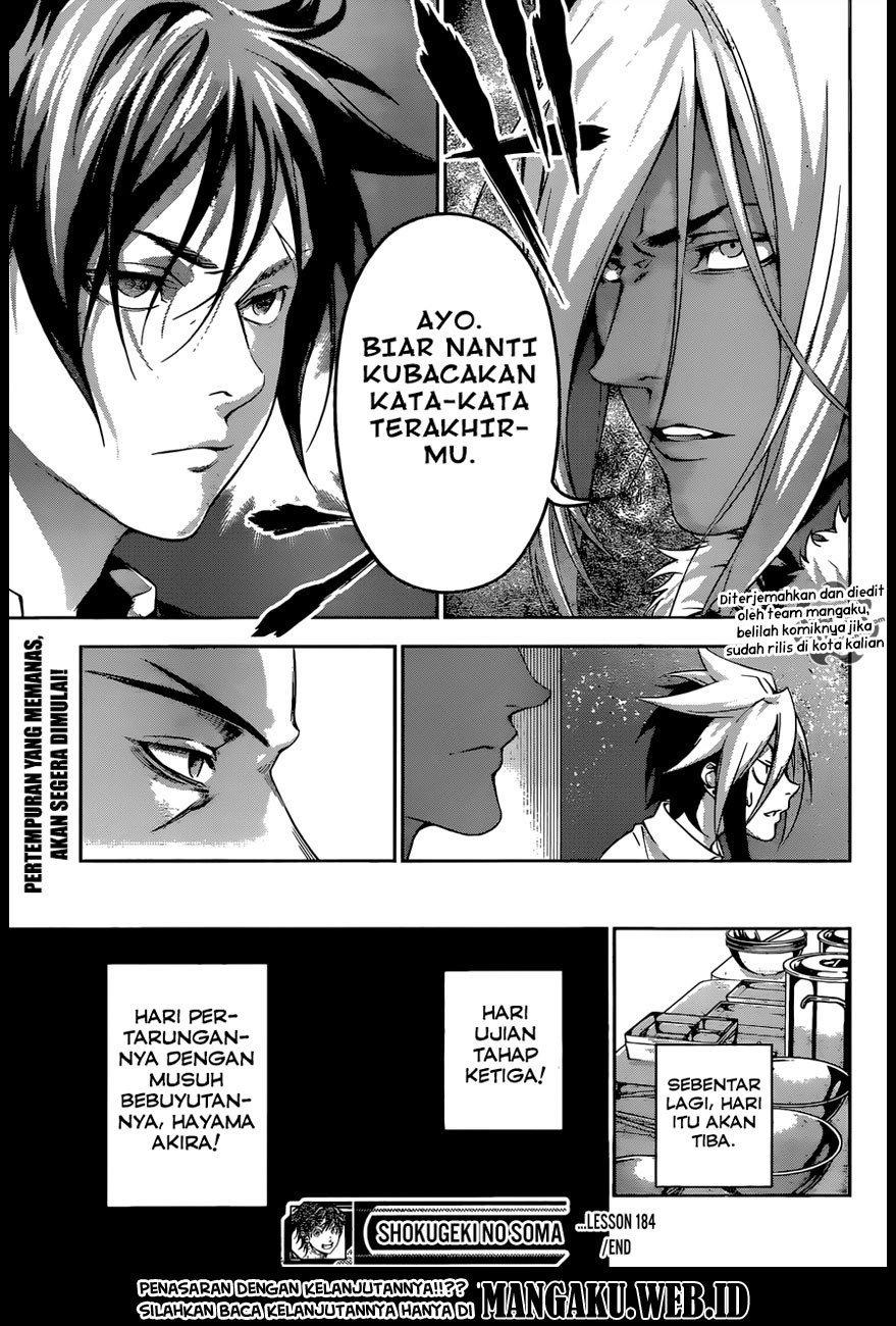 Shokugeki no Souma Chapter 184